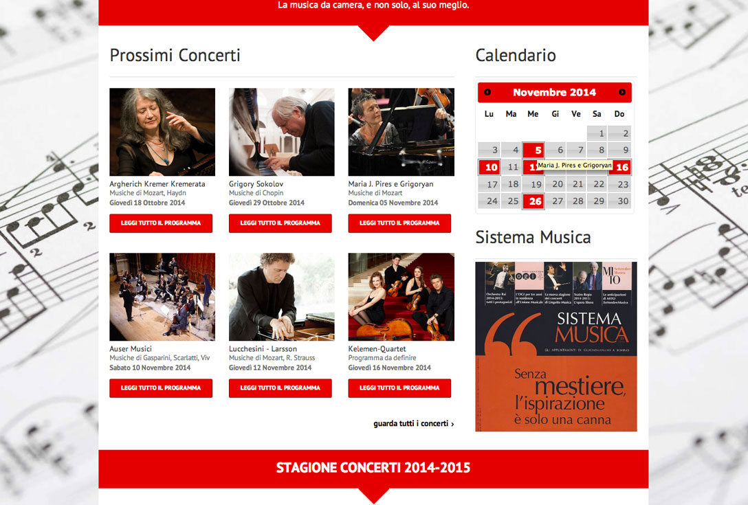 Realizzazione siti web trento - unione-musicale-torino 3