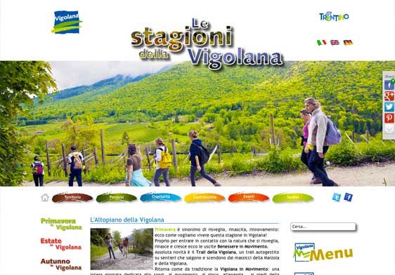 realizzazione Siti web Trento vigolana