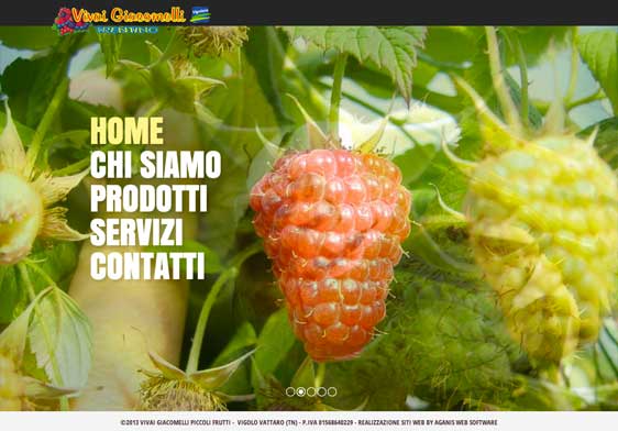 realizzazione Siti web Trento vivai giacomelli